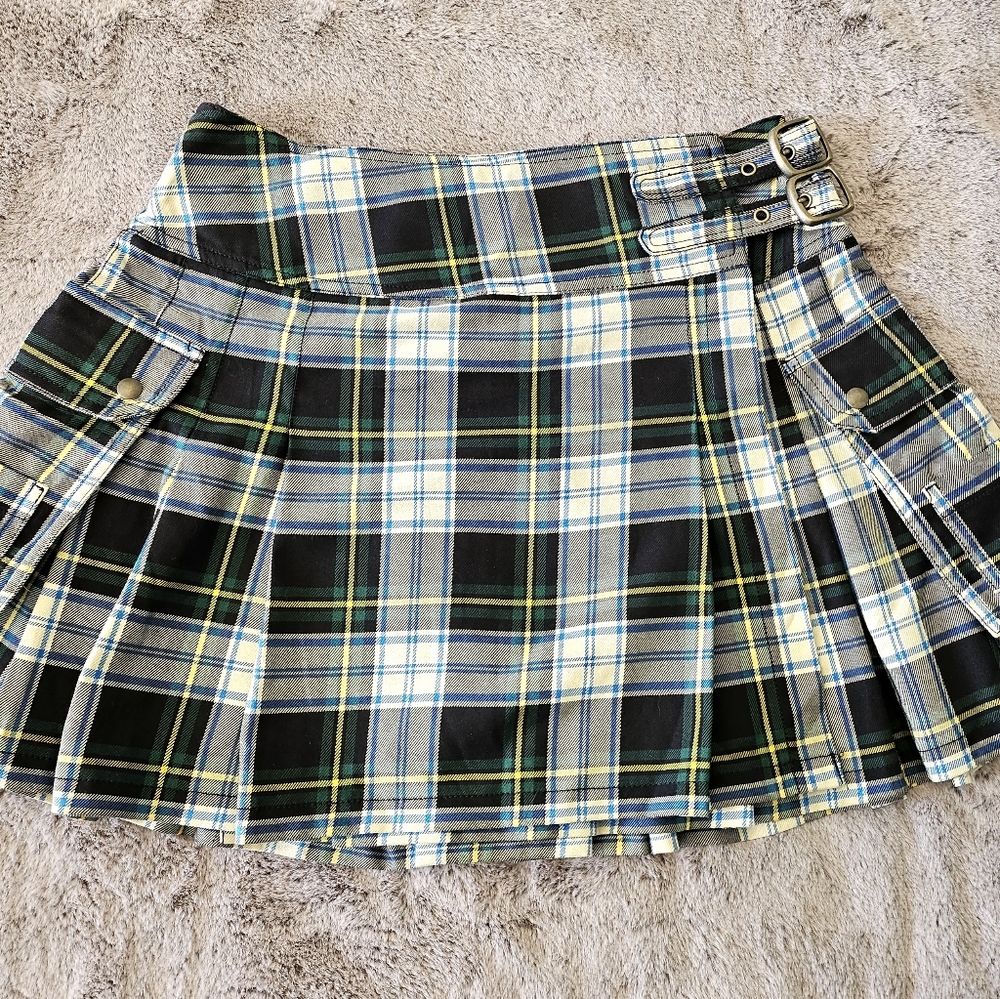 Ralph Lauren Denim & Supply Pleated Mini Skirt